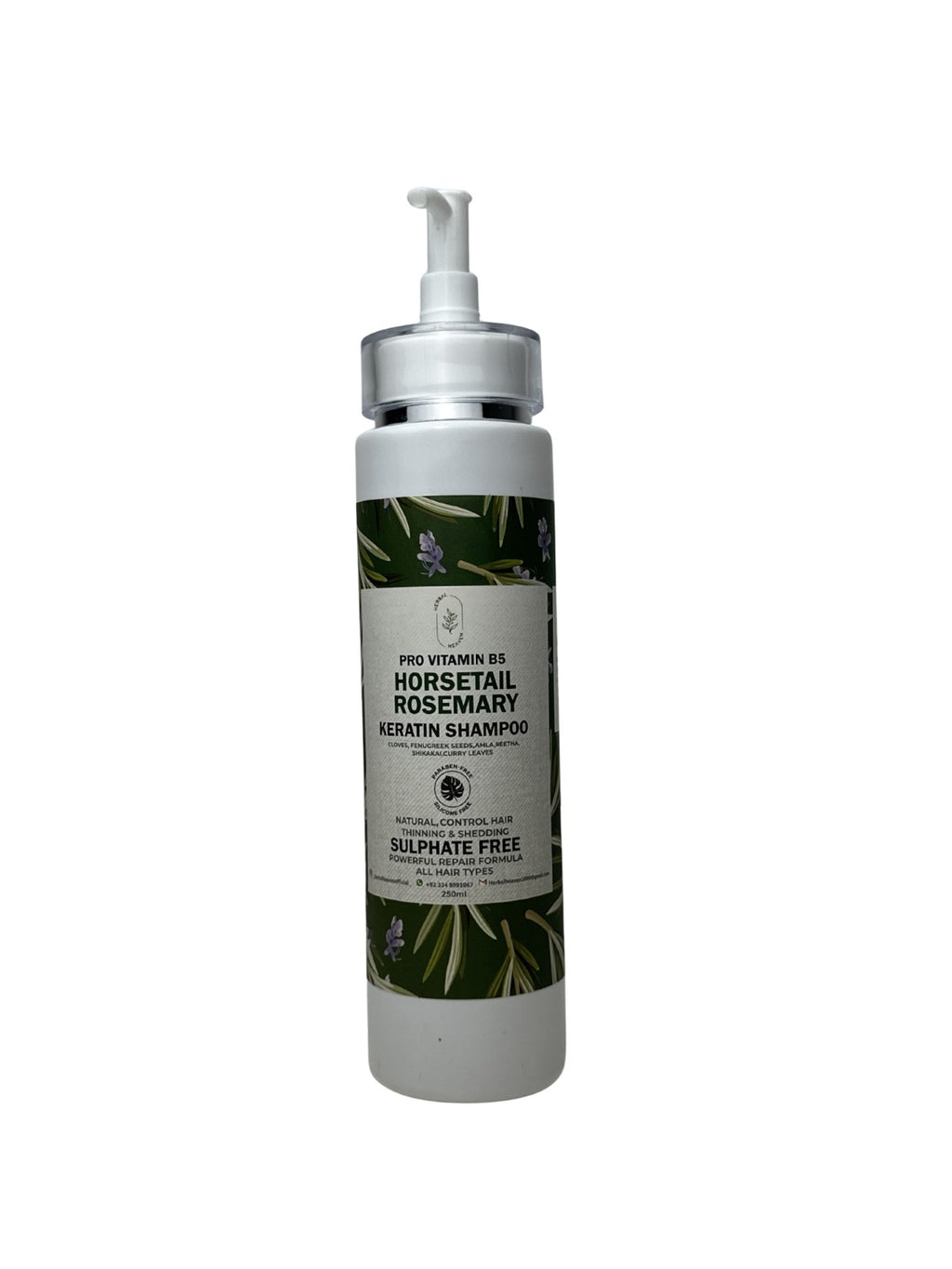 Herbal Heaven’s Pro-Vitamin B5 Horsetail &amp; Rosemary Keratin Shampoo