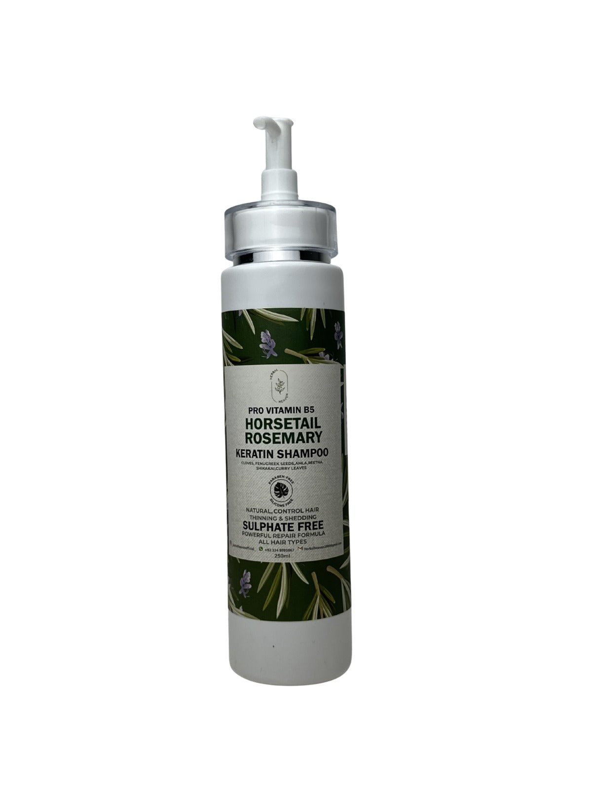 Herbal Heaven’s Pro-Vitamin B5 Horsetail &amp; Rosemary Keratin Shampoo