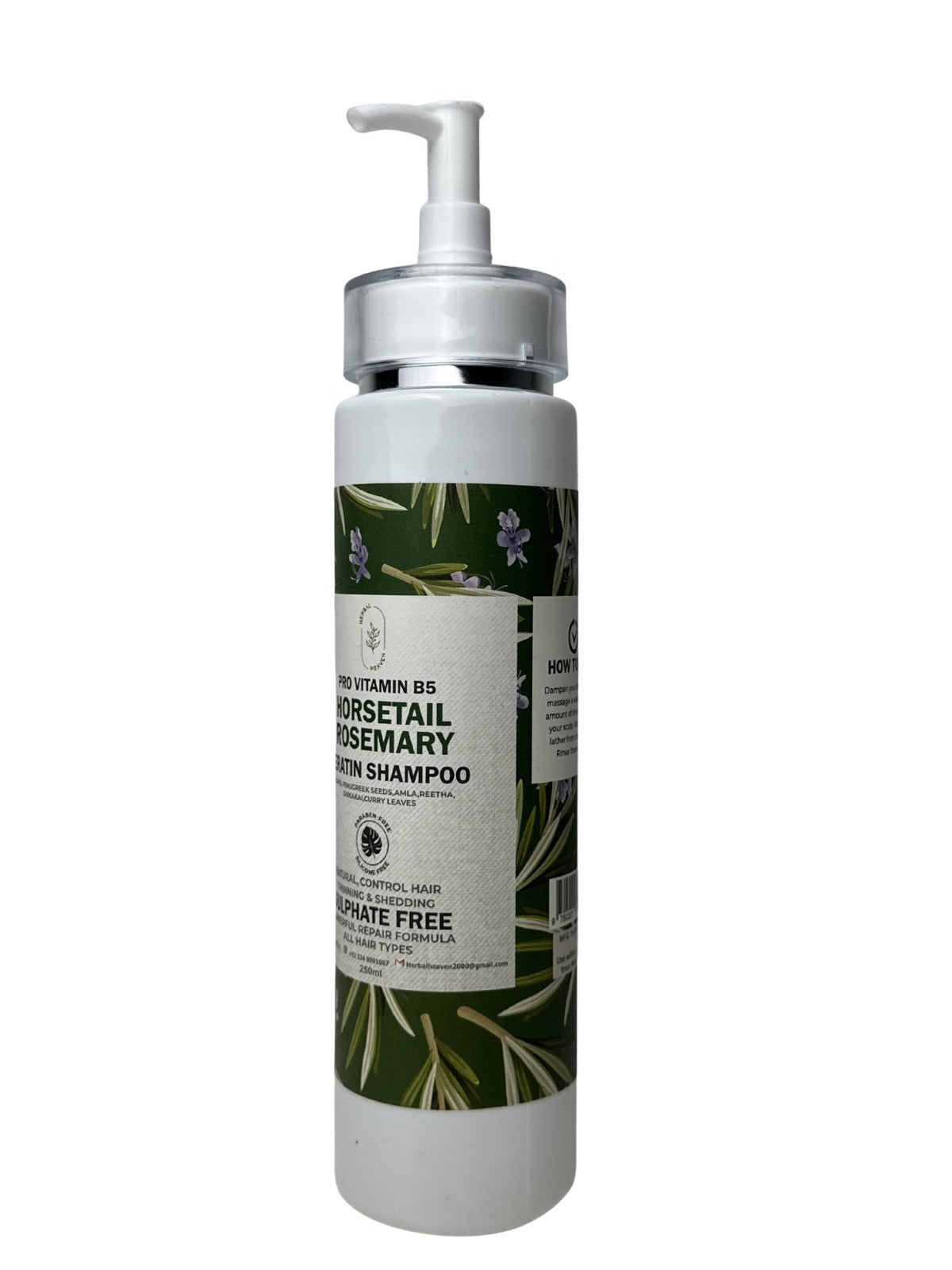 Herbal Heaven’s Pro-Vitamin B5 Horsetail &amp; Rosemary Keratin Shampoo
