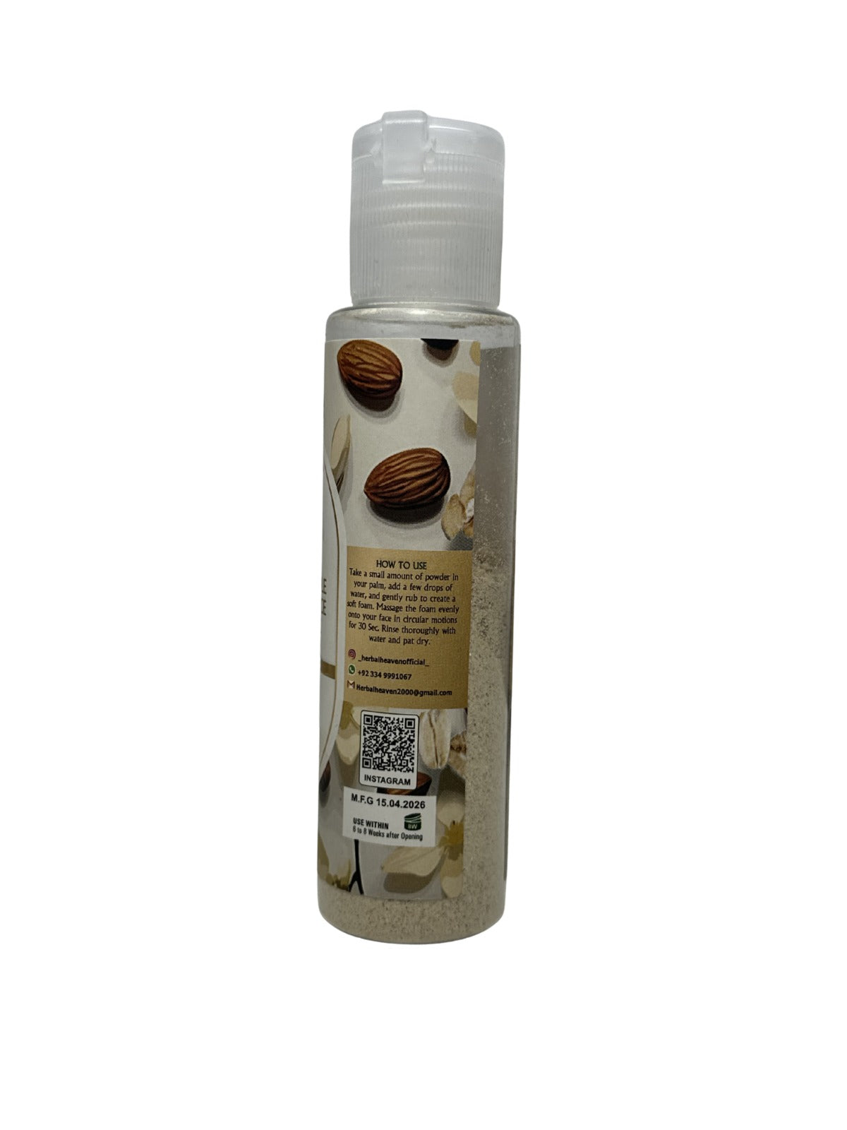 Herbal Powder-to-Creamy Foam Face Wash
