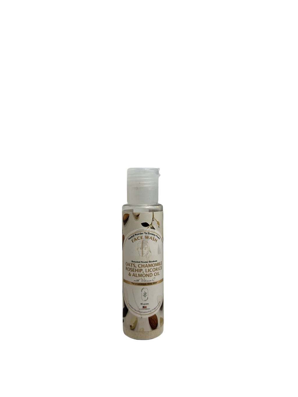 Herbal Powder-to-Creamy Foam Face Wash