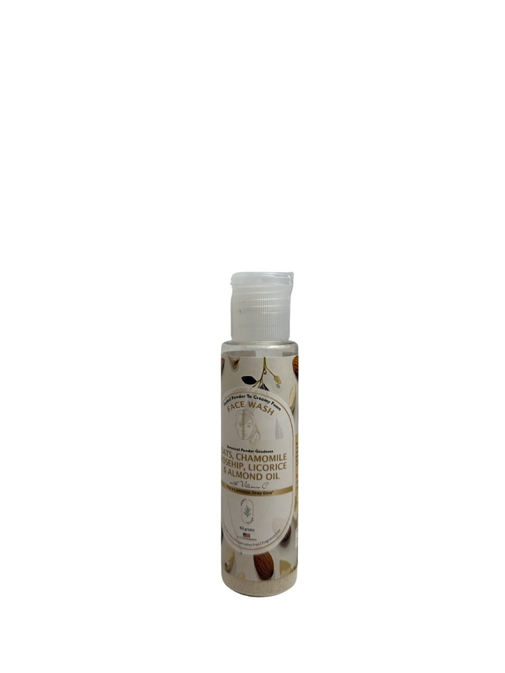 Herbal Powder-to-Creamy Foam Face Wash
